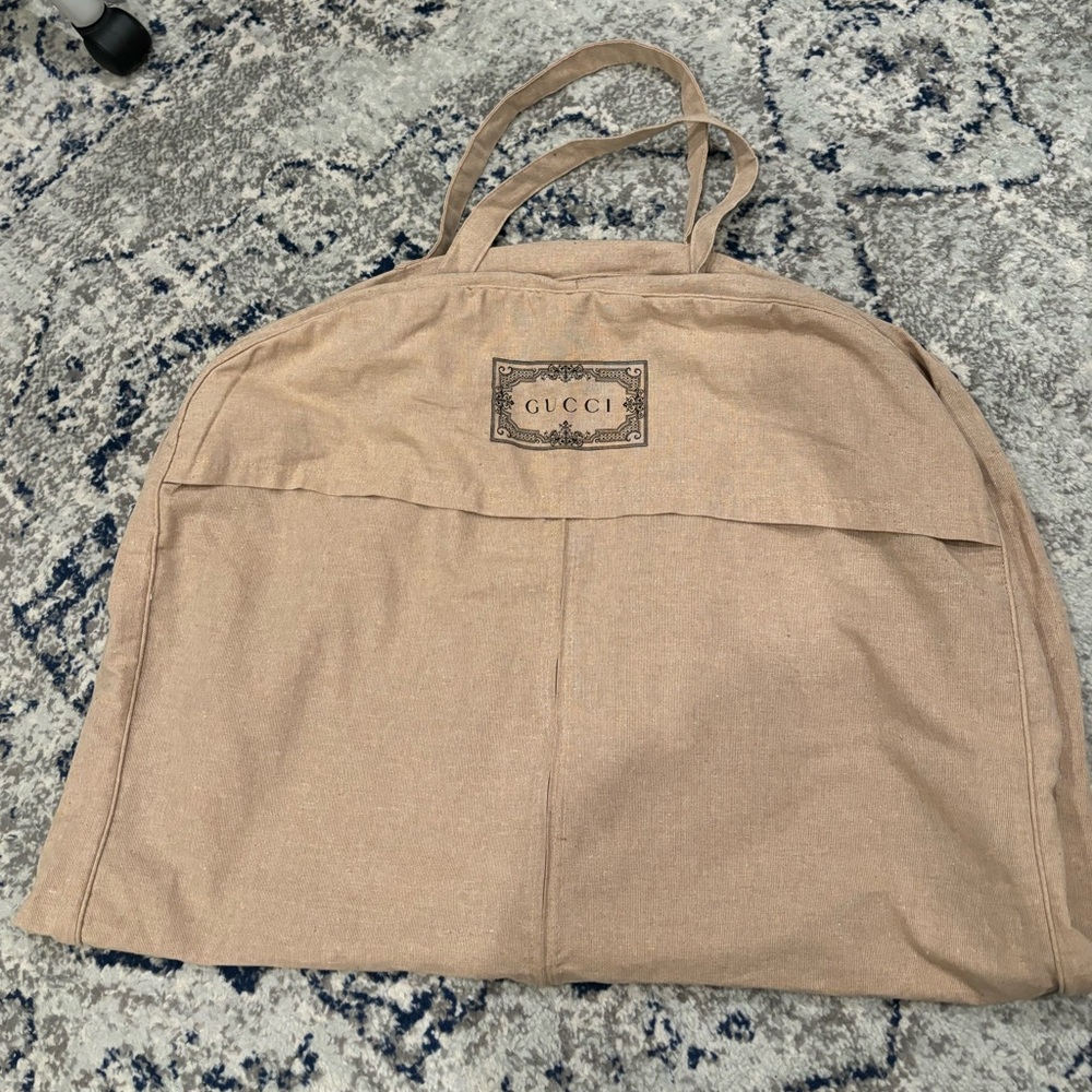 Gucci Garment Suit Bag Foldable Hanging Cotton